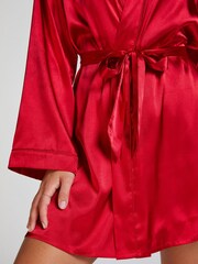 Hunkemoller Red Satin Kimono - Image 3 of 5