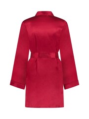 Hunkemoller Red Satin Kimono - Image 5 of 5