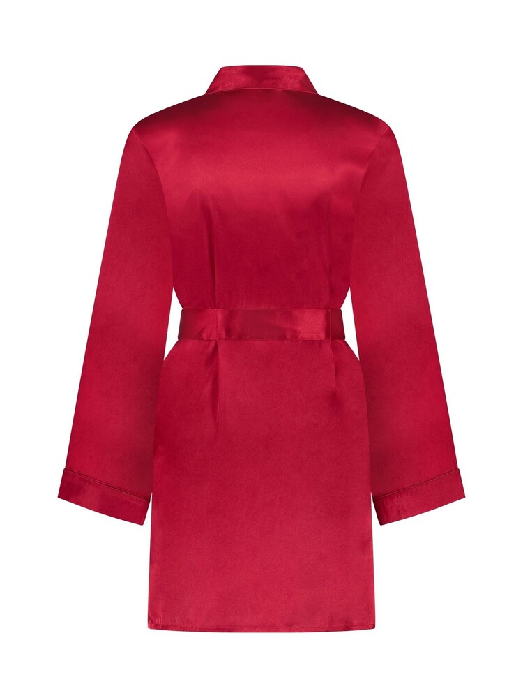 Hunkemoller Red Satin Kimono - Image 5 of 5