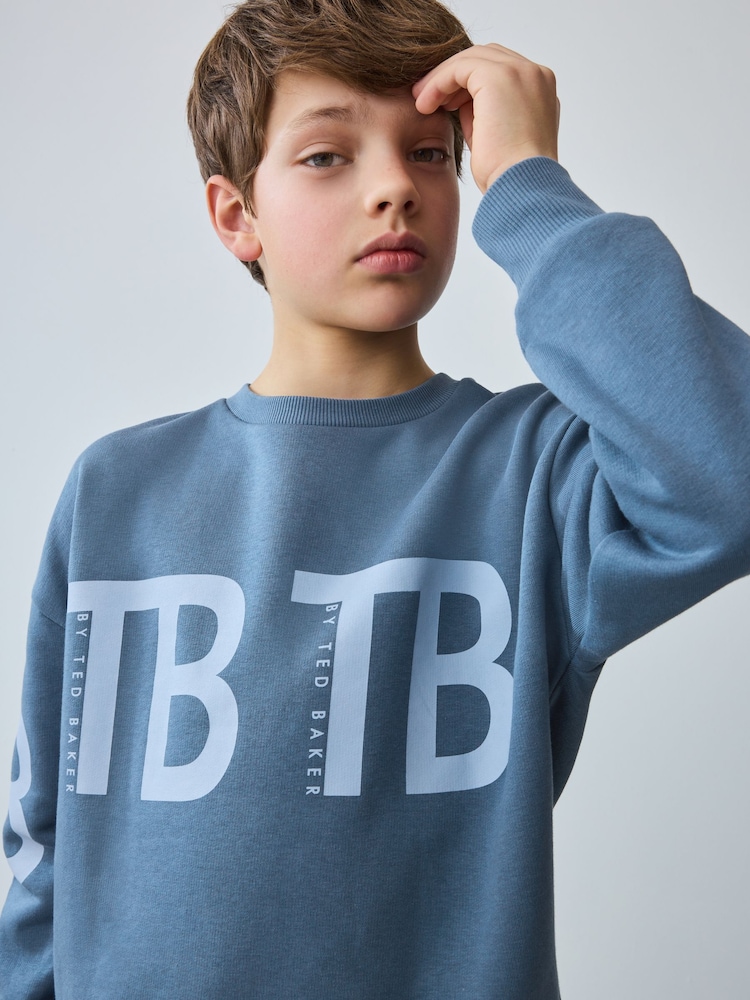 Baker by Ted Baker Oversized Sweatshirt And Joggers Set - Image 1 of 11