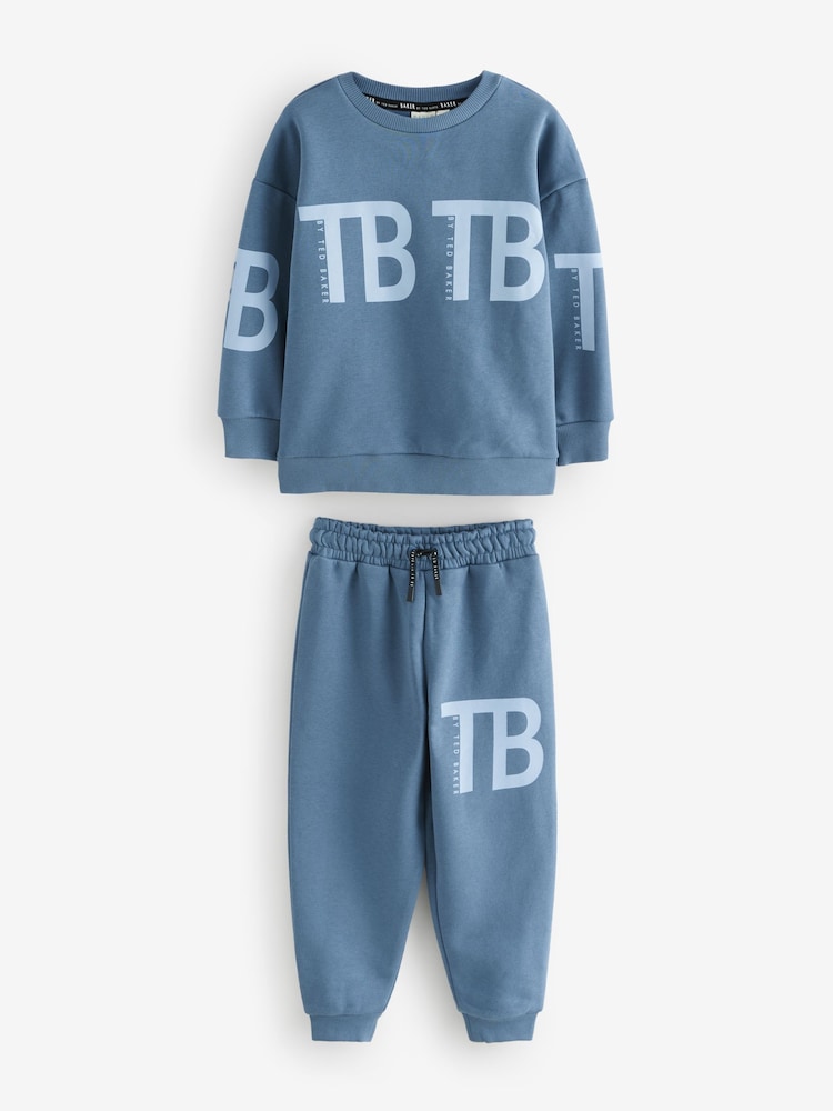 Baker by Ted Baker Oversized Sweatshirt And Joggers Set - Image 8 of 11