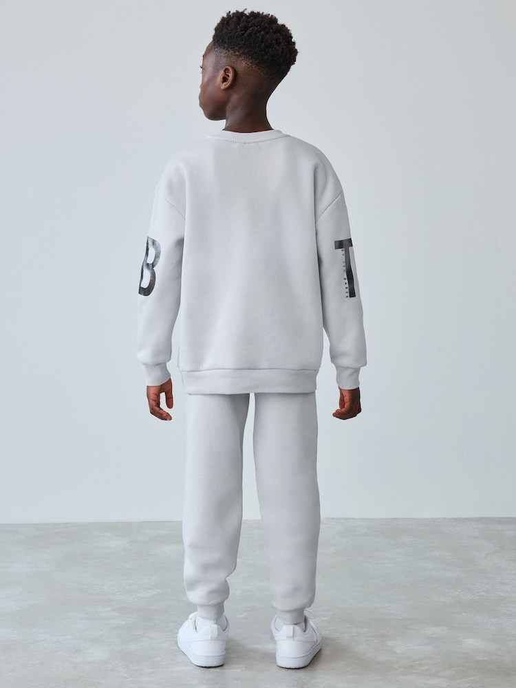 Baker by Ted Baker Oversized Sweatshirt And Joggers Set - Image 6 of 12
