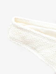 self. Cream Crinkle Brazilian V-High Leg Bikini Bottoms - Image 7 of 7