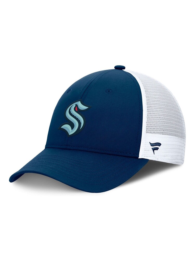 Fanatics Blue NHL Seattle Kraken Authentic Pro Rink Structured Adjustable Snapback Hat - Image 2 of 3