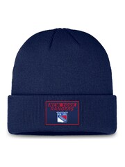 Fanatics Blue NHL New York Rangers Authentic Pro Rink Prime Winter Cuffed Beanie - Image 1 of 1