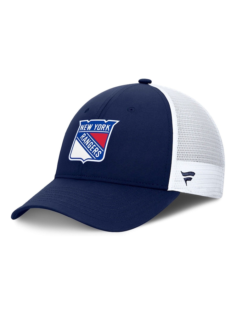 Fanatics Blue NHL New York Rangers Authentic Pro Rink Structured Adjustable Snapback Hat - Image 1 of 3 Fanatics Blue NHL New York Rangers Authentic Pro Rink Structured Adjustable Snapback Hat - Image 1 of 3