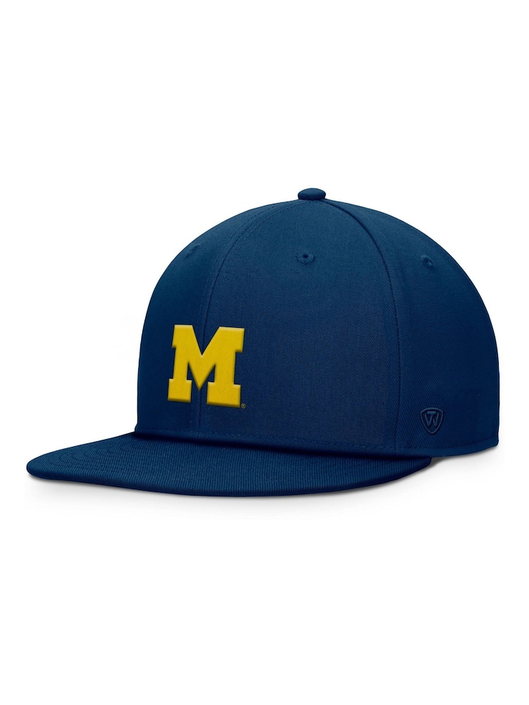Fanatics Blue College Michigan Wolverines Structured Adjustable Snapback Hat - Image 1 of 2