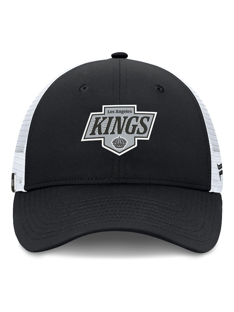 Fanatics NHL Los Angeles Kings Authentic Pro Rink Structured Adjustable Snapback Black Hat - Image 3 of 3