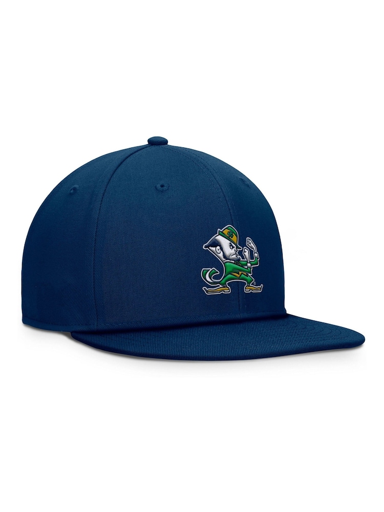 Fanatics Blue College Notre Dame Fighting Irish Structured Adjustable Snapback Cap - Image 2 of 2