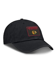 Fanatics NHL Chicago Blackhawks Authentic Pro Rink Prime Unstructured 100% Cotton Adjustable Black Cap - Image 1 of 2