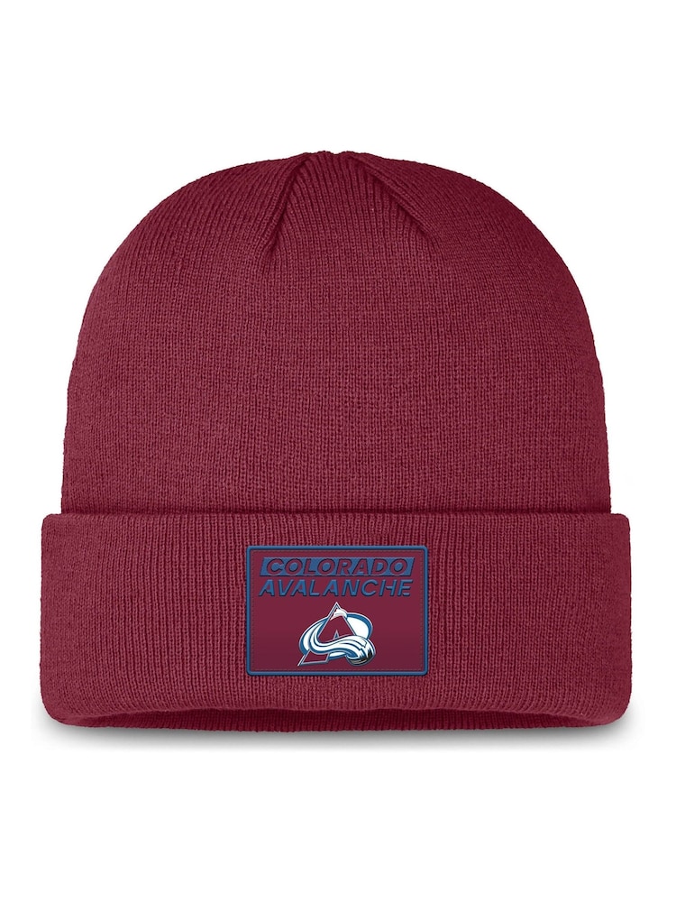 Fanatics Red NHL Colorado Avalanche Authentic Pro Rink Prime Winter Cuffed Beanie - Image 1 of 1 Fanatics Red NHL Colorado Avalanche Authentic Pro Rink Prime Winter Cuffed Beanie - Image 1 of 1