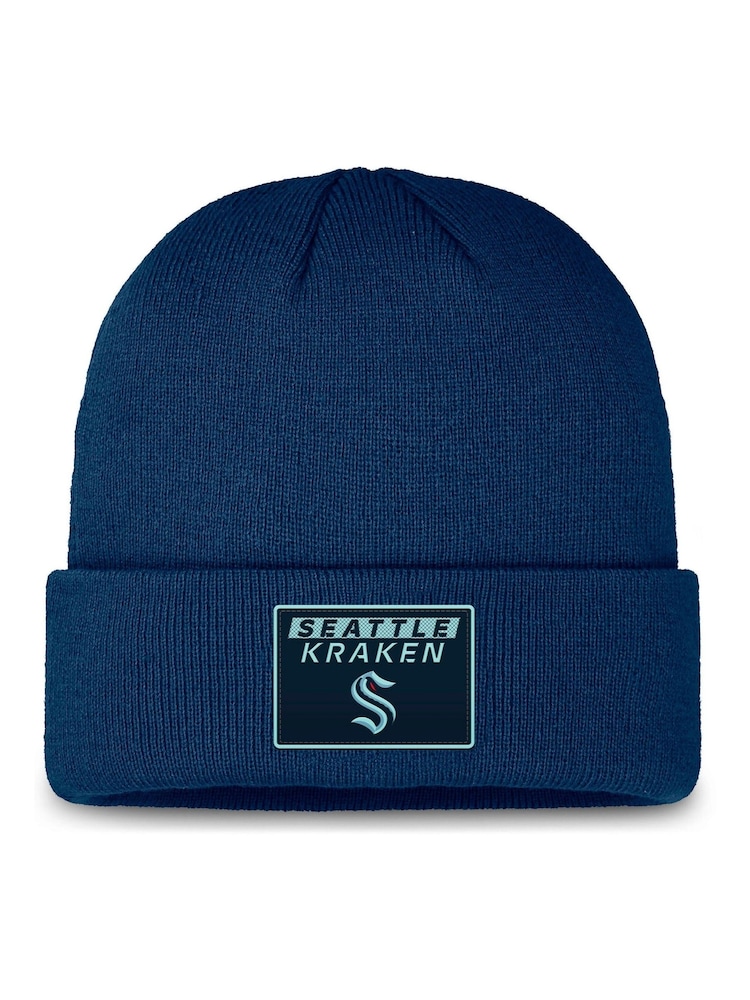 Fanatics Blue NHL Seattle Kraken Authentic Winter Pro Rink Prime Cuffed Beanie - Image 1 of 1