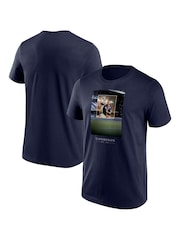 Fanatics Everton Goodison Park Matchday 4 100% Cotton White T-Shirt - Image 1 of 3