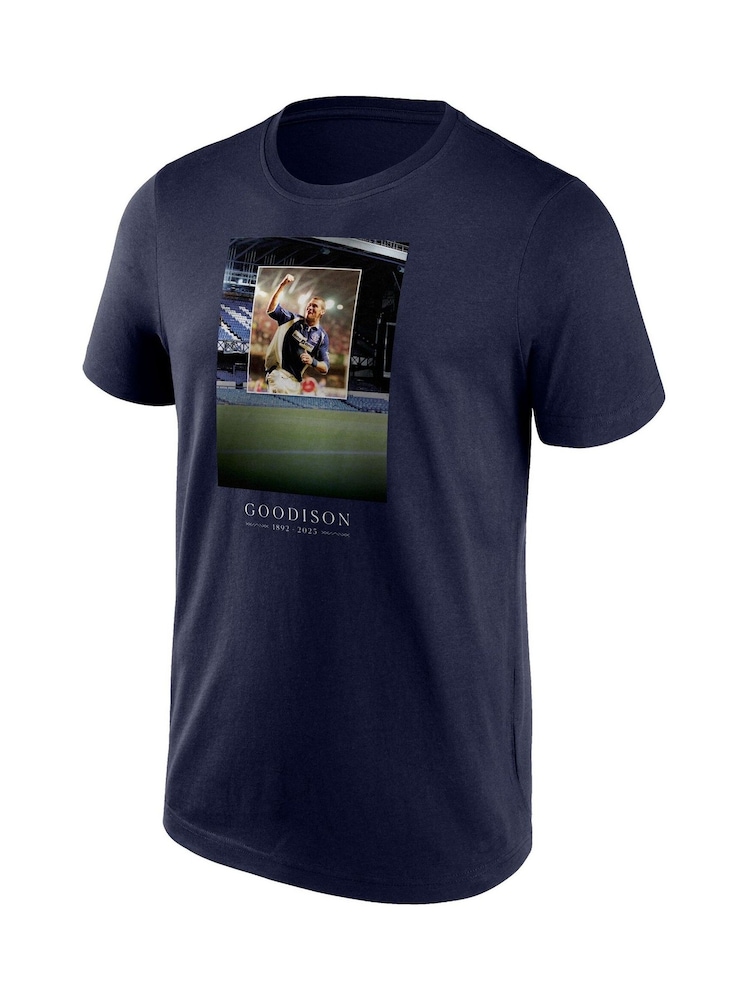 Fanatics Everton Goodison Park Matchday 4 100% Cotton White T-Shirt - Image 2 of 3