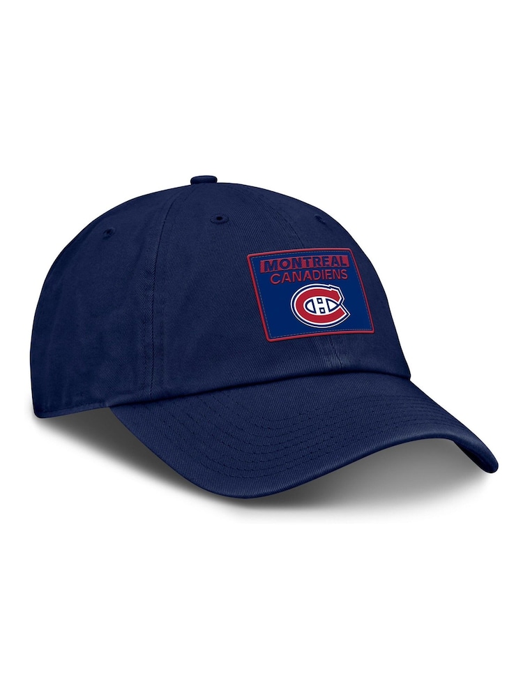 Fanatics Blue NHL Montreal Canadiens Authentic Pro Rink Prime Unstructured Adjustable 100% Cotton Cap - Image 1 of 2