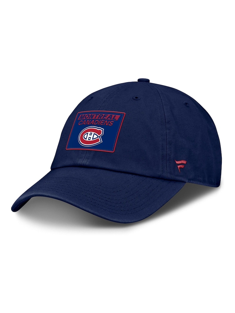 Fanatics Blue NHL Montreal Canadiens Authentic Pro Rink Prime Unstructured Adjustable 100% Cotton Cap - Image 2 of 2