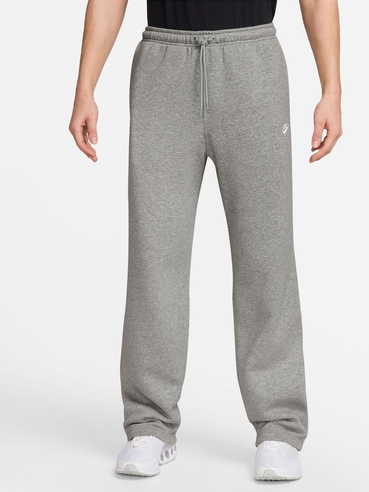 Nike Dark Grey Heather Club Fleece Bungee Joggers - Image 1 of 3