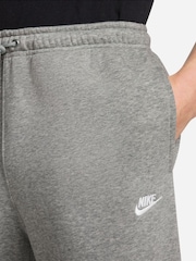 Nike Dark Grey Heather Club Fleece Bungee Joggers - Image 3 of 3