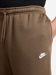 Nike Mosswood Brown Club Fleece Bungee Joggers - Image 3 of 3