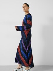 Hush Black/Red Theia Printed Maxi Dress - Image 3 of 5