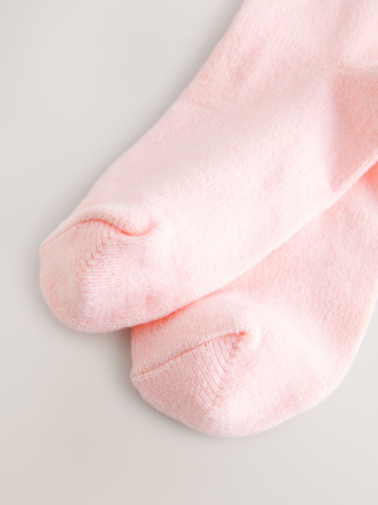 Pink Slouchy Longline Length Ankle Socks 1 Pack - Image 5 of 6