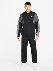 Nike Black Club Fleece Hded Tracksuit - Image 1 of 3