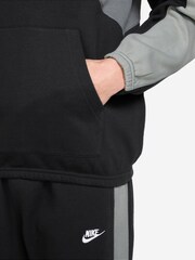 Nike Black Club Fleece Hded Tracksuit - Image 3 of 3