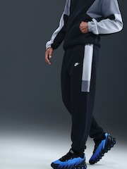 Schwarz - Nike Club Fleece Hded Tracksuit - Bild 4 von 7