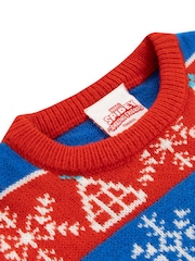 Character Blue Marvel Spider-Man Christmas Sweatshirt - Image 4 of 6