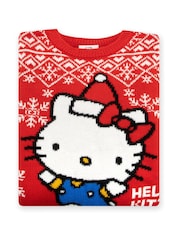 Character Red Hello Kitty Christmas Sweatshirt - Image 3 of 9