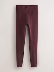 Berry Red Power Active Sports Leggings - Image 6 of 8