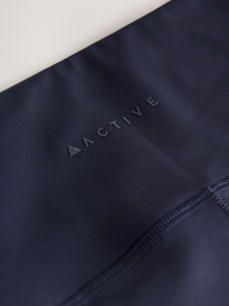 Navy Power Active Sports Leggings - Image 3 of 3