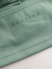 Sage Green Active Twist Back Sports Bra - Image 3 of 4