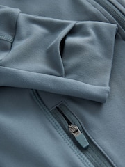 Slate Grey Active Sports Zip Through Yoga Jacket - Image 7 of 7