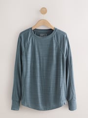 Slate Grey Active Lightweight Long Sleeve Sports Top - Image 5 of 7