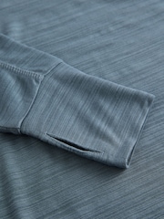 Slate Grey Active Lightweight Long Sleeve Sports Top - Image 7 of 7