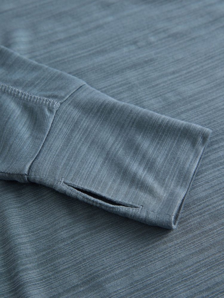 Slate Grey Active Lightweight Long Sleeve Sports Top - Image 7 of 7