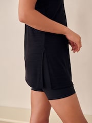 Black Active Lightweight Longline Vest - Image 5 of 8