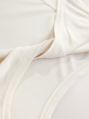 Oyster Active Lightweight Modal Twist Back Tank - Image 8 of 8