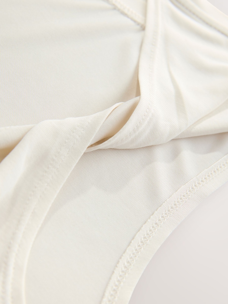 Oyster Active Lightweight Modal Twist Back Tank - Image 8 of 8