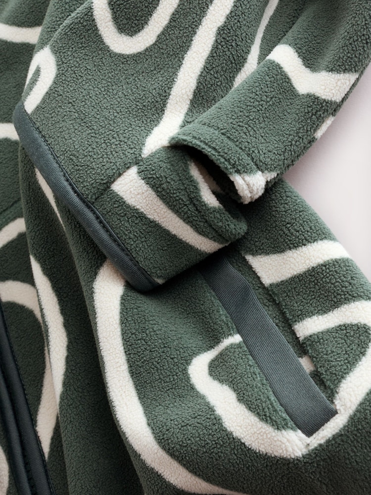 Verde kaki - Jachetă Active Sports din fleece - Image 9 of 11