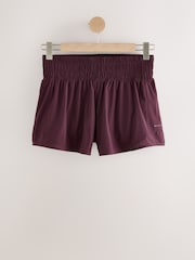 Berry Red Active Sports Woven Running Shorts - Image 5 of 7