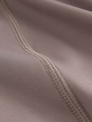 Mink Brown Power Active Sports Leggings with Pocket - Image 8 of 9