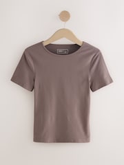 Mink Brown Active Ultimate Short Sleeve Sports Top - Image 1 of 1