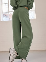 Sage Green Active Modal Supersoft Wide Leg Trousers - Image 5 of 9