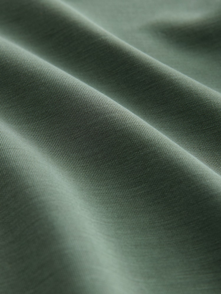 Sage Green Active Modal Supersoft Wide Leg Trousers - Image 9 of 9