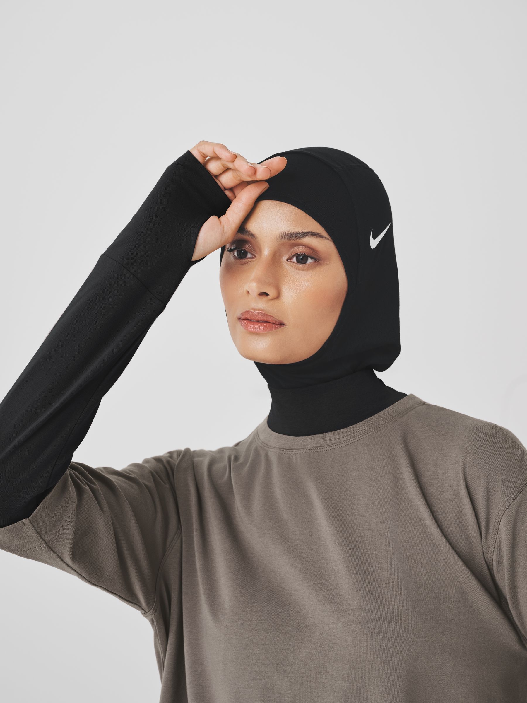 Buy Mocha Brown Active Long Sleeve Modest T-Shirt from Next USA