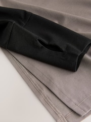 Mocha Brown Active Long Sleeve Modest T-Shirt - Image 4 of 4