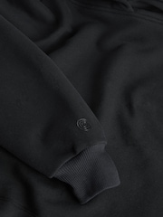 Black Active Cropped Hoodie - Image 8 of 9