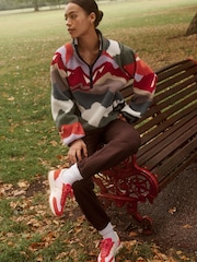 Mountain Print Active Printed Borg Jacket - Image 3 of 9